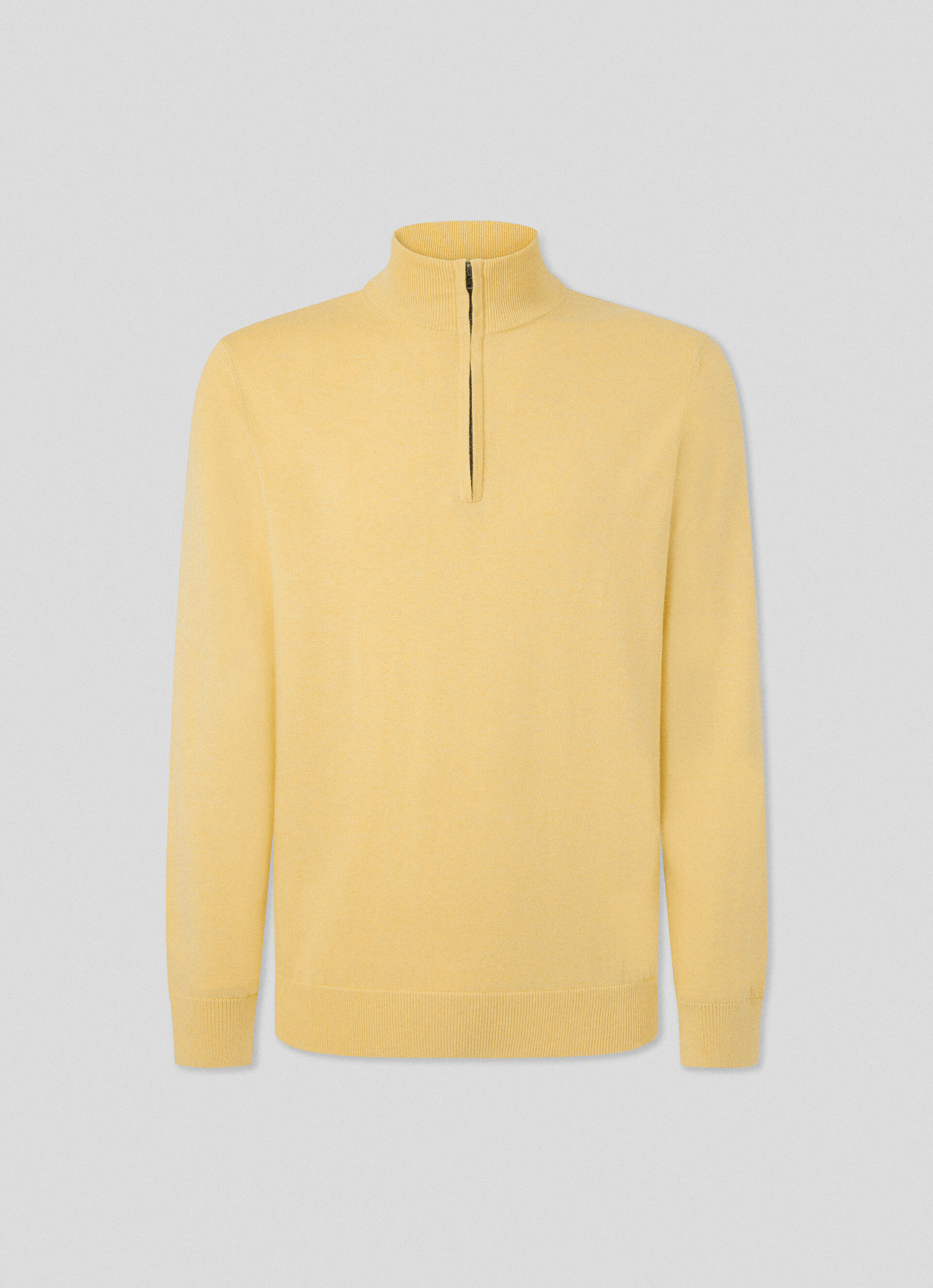 HALF ZIP HIGH NECK SWEATSHIRT