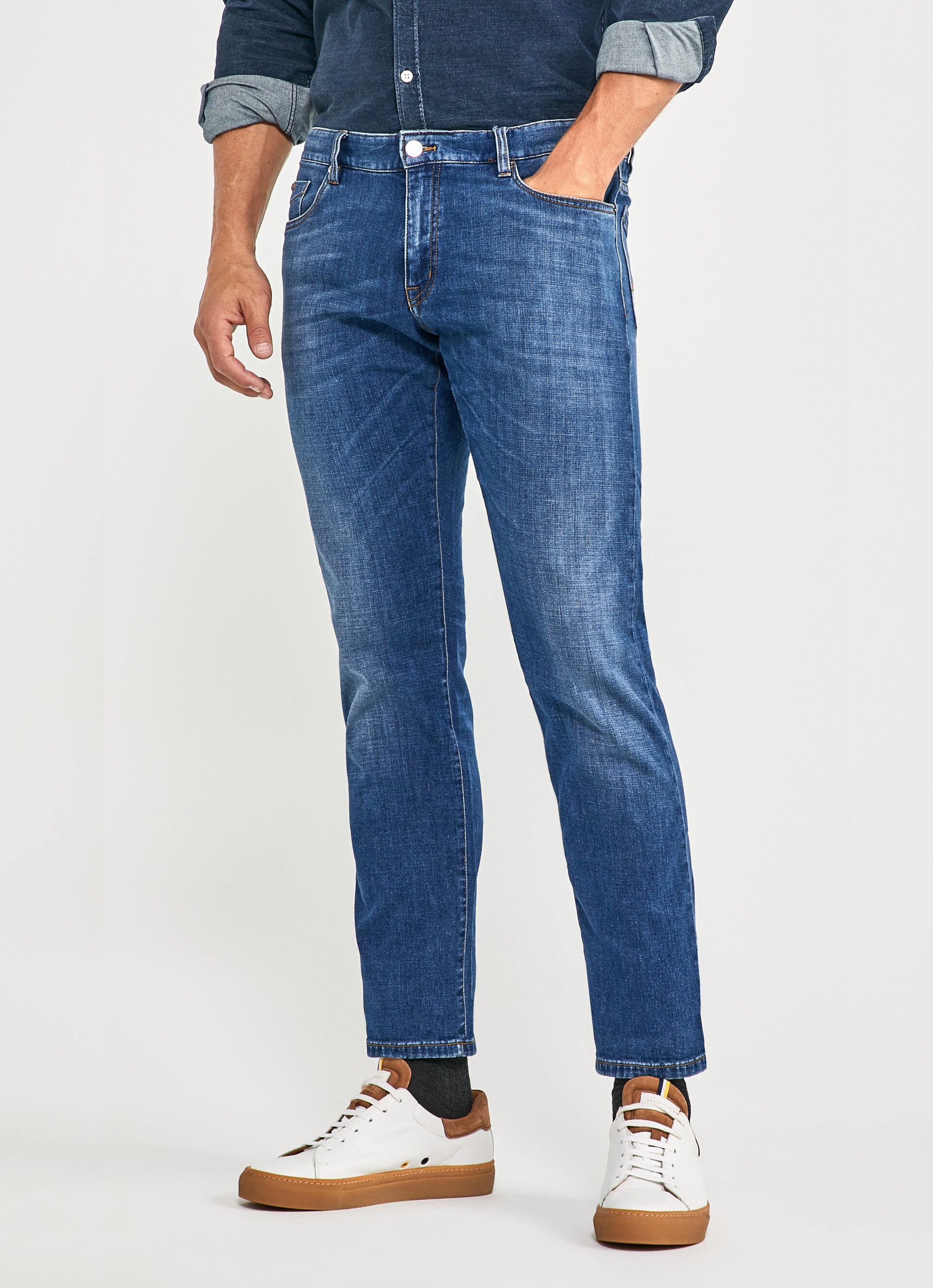Slim-fit stretch jeans | Faconnable