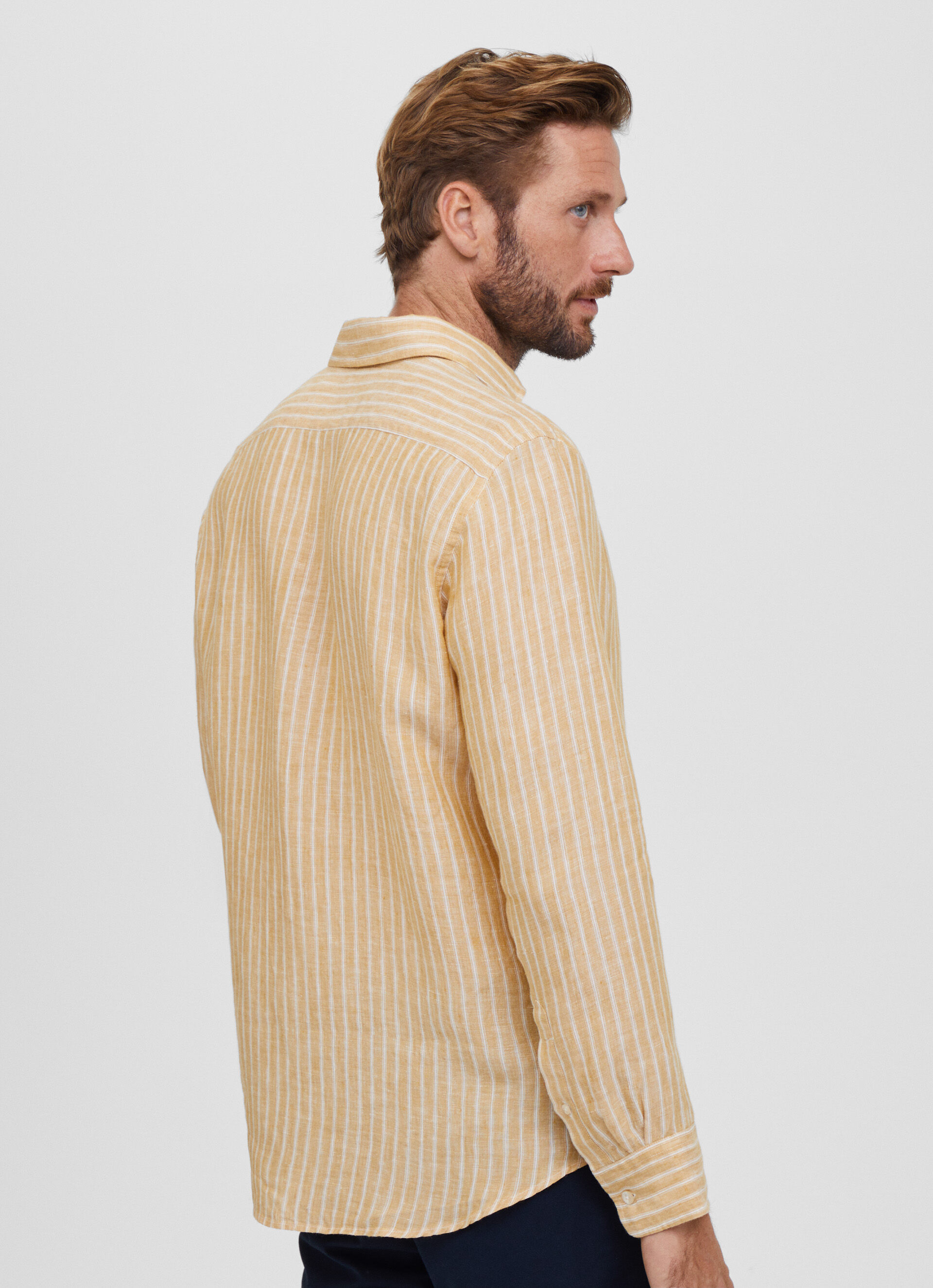 REGULAR FIT SHADOW STRIPE SHIRT