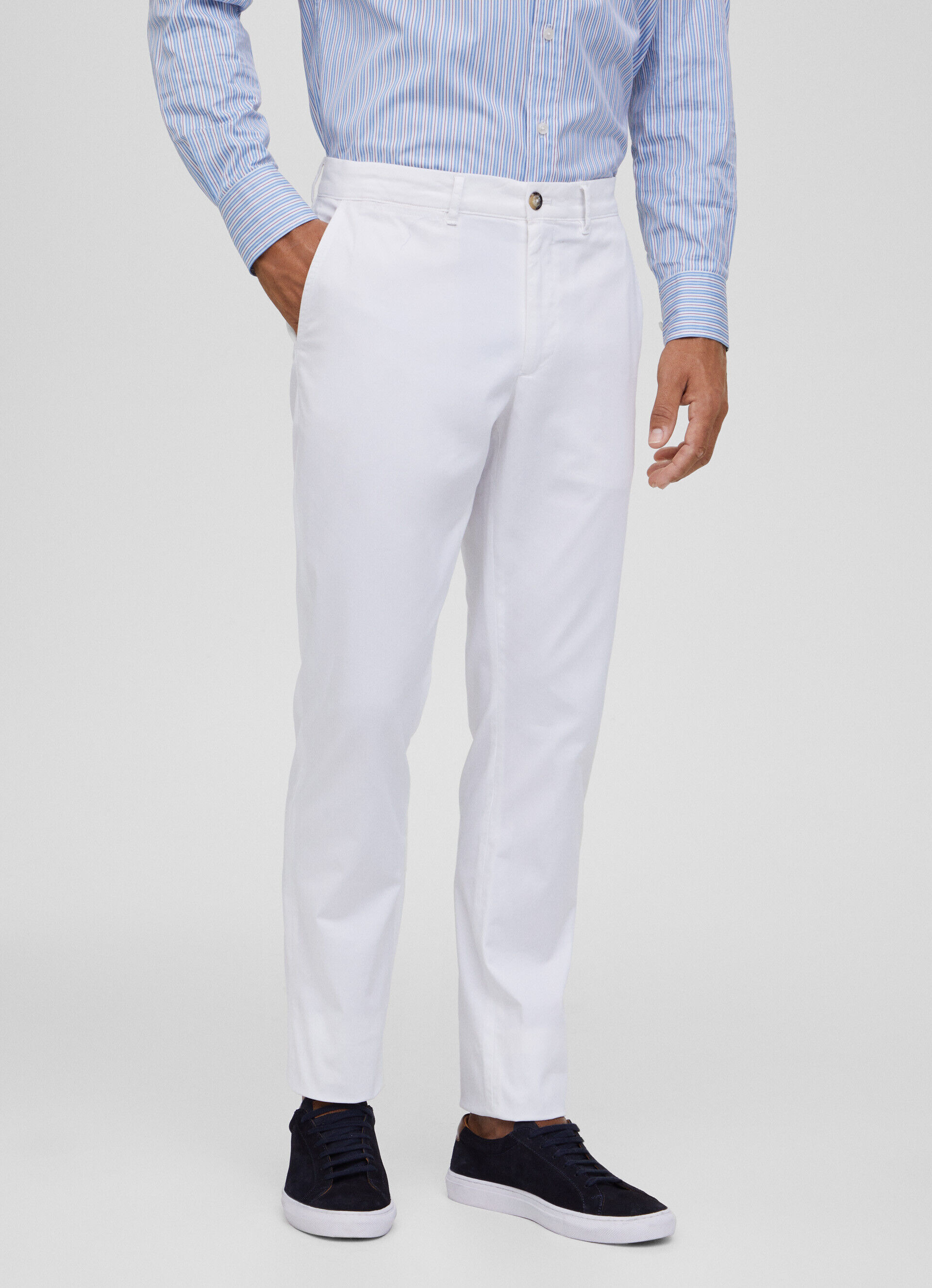 STRAIGHT FIT STRETCH CHINO