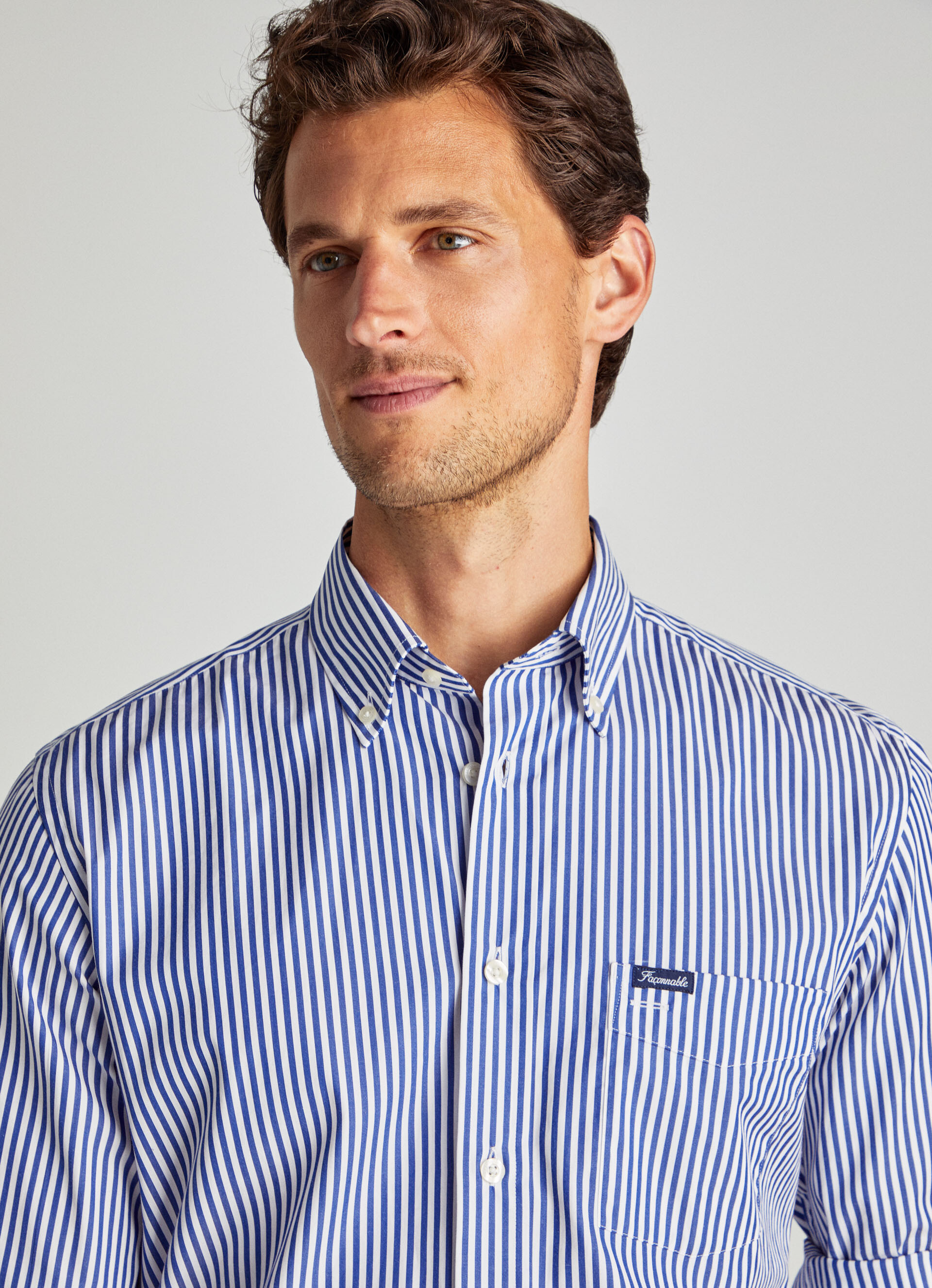 Men’s Striped Shirts | Façonnable