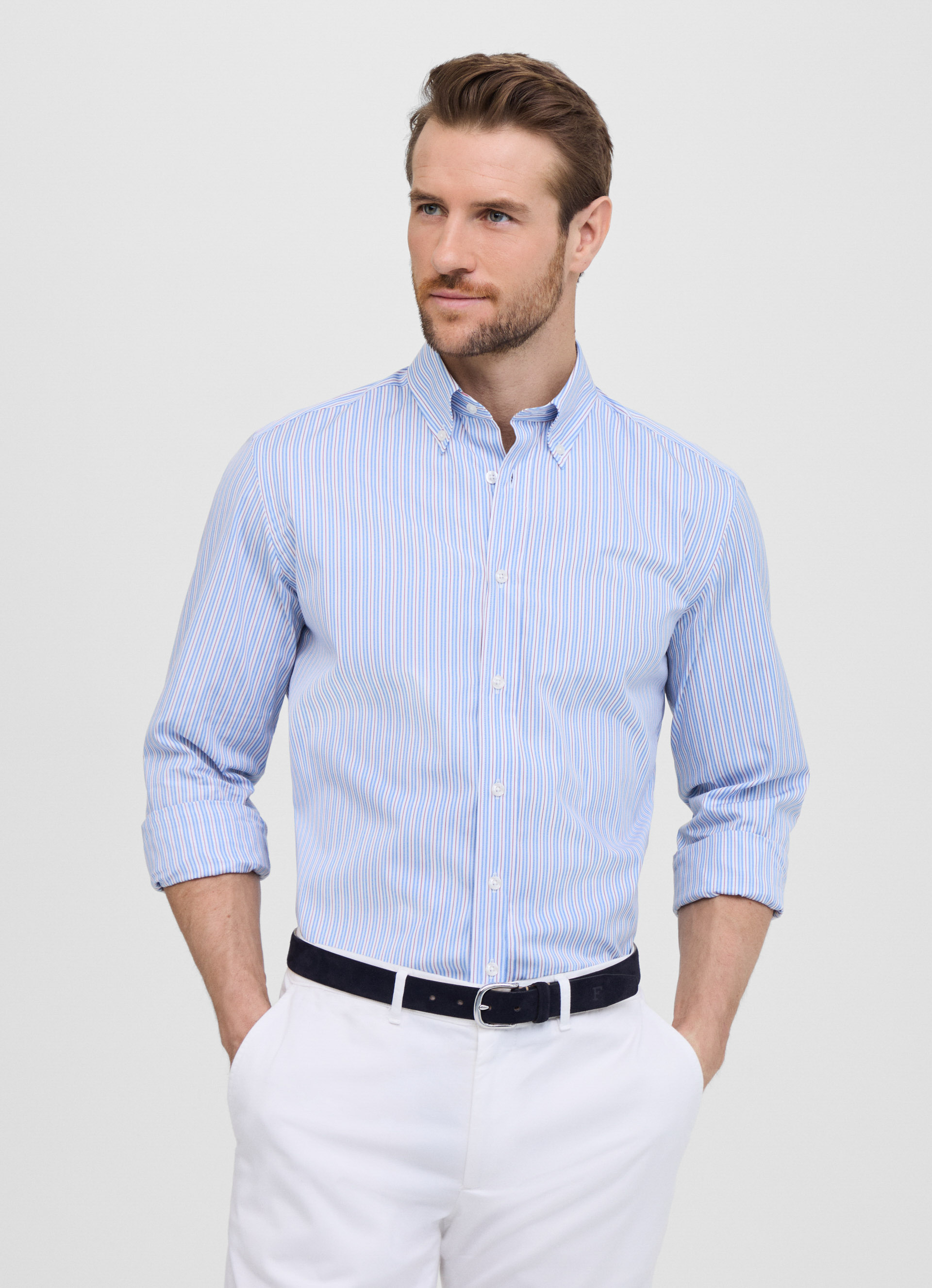 REGULAR FIT STRIPED SHIRT