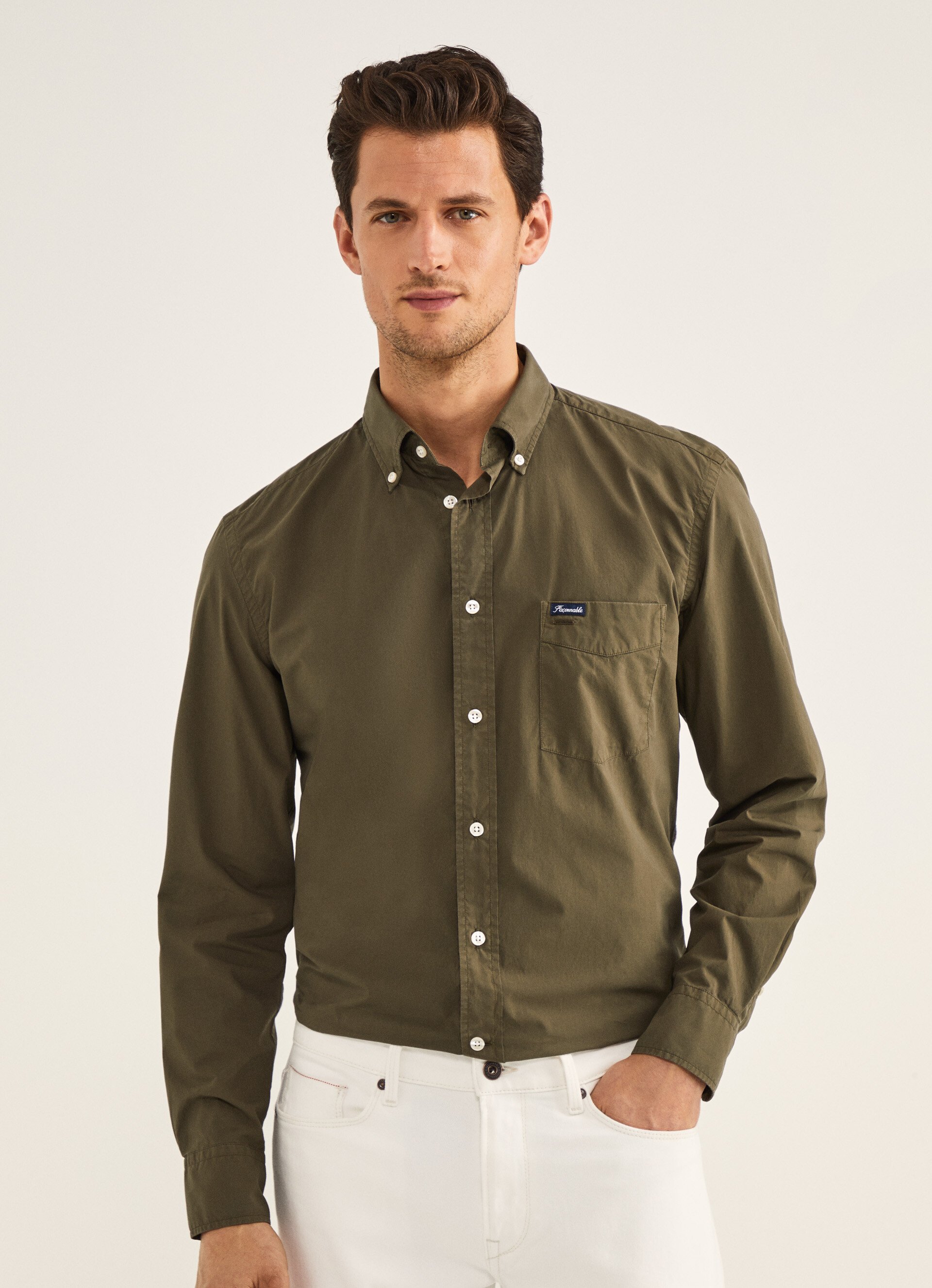 Plain Cotton Shirt | Façonnable